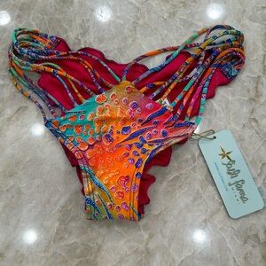 Scrappy Ruched Back Bottom - Luli Fama